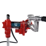 12V 20GMP Fuel Transfer Pump+nozzle Kit Of Gasoline Diesel Kerosene Red. Fixed Price $156.99.