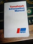 Piper Tomahawk Information Manual; PA-38-112 (part No. 761 658) 1978 (r). Fixed Price $59.99.