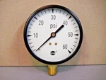 Steampunk Part Machine Age Gauge 3-1/2" White Face 1/4" Npt Brass Fitting. Fixed Price $18.58.