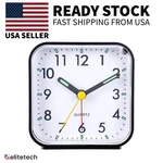 Led Desk Alarm Clock Nightlight Snooze Quiet Non Ticking Battery Powered Bedroom. Fixed Price $10.49.