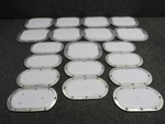 913011-507, 913000-501 Mooney M20J Wing Inspection Cover Plate Set Of 19 Lh. Fixed Price $168.00.