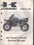 1995 Kawasaki Lakota 300 All Terrain Service Manual 99924 1187 01 MN1710. Fixed Price $23.95.