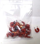 Boeing, Aerospace Ribbed Cushion Loop Clamps, S7934111-6SA, 3/8", Lot Of 25. Fixed Price $37.50.