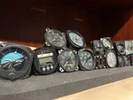 Aviation Instruments. Tachometer-manifold-ammeter-fuel-oil-egt-gauge-cluster. Fixed Price $2500.00.